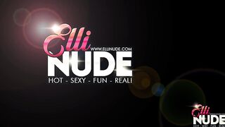 ElliNude is arrested and made to CUM by hot blonde cop!