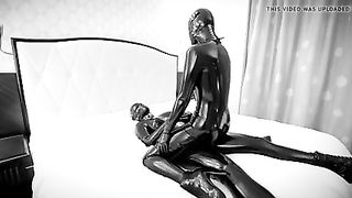 Latex blind lesbian fucking