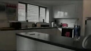  Two housewives, they talk a little to each other.