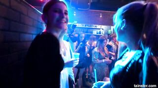 Lesbians eating their twats in public