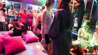 Lesbians eating their twats in public