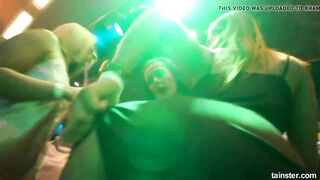 Lesbians eating their twats in public