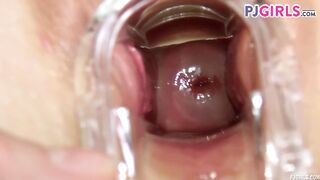 PJGirls - Pussy muscles - real orgasm, masturbation, toys, gaping, gyno
