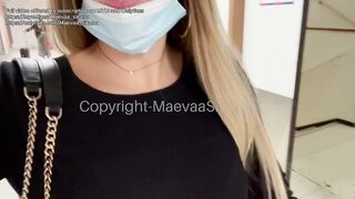 STRANGER CHALLENGE - I ask a stranger to fuck me in the toilets of the Paris airport