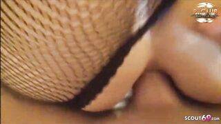 Real German Hooker No Condom Anal with Creampie in Ass