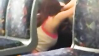 2 Girls Caught Eating Pussy on Public Bus
