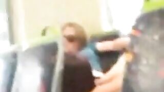 2 Girls Caught Eating Pussy on Public Bus