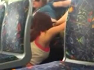2 Girls Caught Eating Pussy on Public Bus - Lesbian Porn Videos