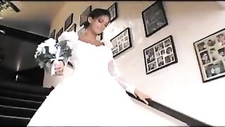  Beautiful Bride In Wedding Day Threesome,By Blondelover.