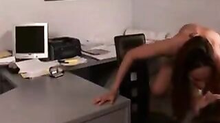 Beautiful office Lesbians