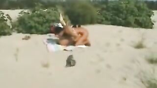 Teen italian lesbians at beach love to be watched by voyeurs