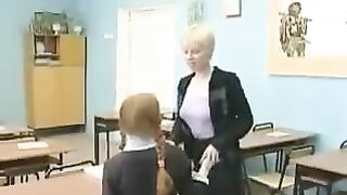 Sexy Teacher Gives Schoolgirl Private Lesson