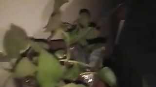 Amateur lesbians have passionate sex with strapon