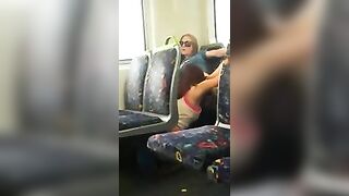Lesbians caught in the train