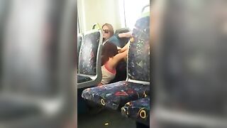 Lesbians caught in the train