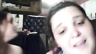 Fat Chubby Teens playing with their Tits and Pussy on Cam