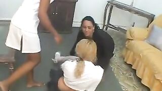 3 Brazilian Lesbians Kissing