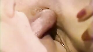 Dirty retro twin sisters in a hot lesbian action