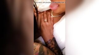 Lesbian Sucking tits 