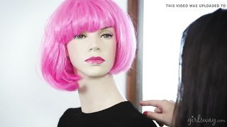 Gabi Paltrova and her real life sexdoll Jenna Sativa