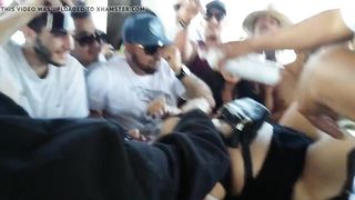 licking whip cream off boobs