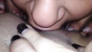 close up pussy licking