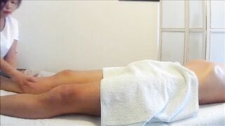 Full service in a real asian massage parlor