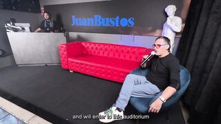Sara Blonde fucks a fan with a HUGE cock while her CUCKOLD husband watches - Juan Bustos Show