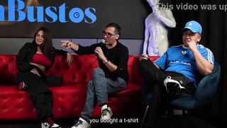 Sara Blonde fucks a fan with a HUGE cock while her CUCKOLD husband watches - Juan Bustos Show