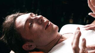 TRANS ANGELS - Archie Page Can't Help But Stare At Angellica Good's Voluptuous Tits