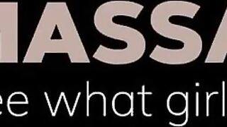 Young brunette gets the massage of her dreams