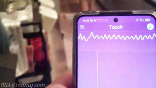 Public Remote Vibrator in Mall – I control the pussy with Lush