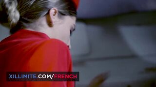 While the passengers on the flight rest