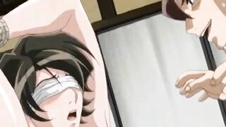 Anime brunette gets gangbanged.Yummy sex????