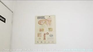 Orgasm on the gyno chair