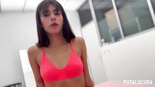 PutaLocura - Torbe cums in the pussy of the sexy young Latina woman Mells Blanco