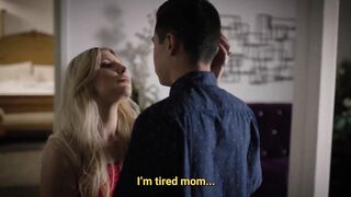 Mature Step Mom Fucks her Step Son in the Marital Bed