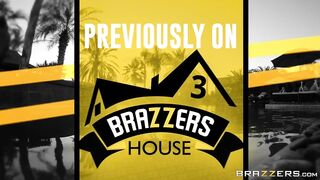 Brazzers House Season 3 Ep3 Abella Danger hosts an insane orgy fuck fest