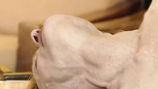 Scared wrinkled granny gets cum in her old cunt