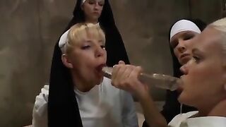 Dildo Swalloing Nuns