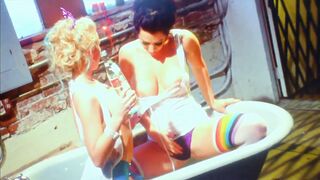 Petite blonde licks and fingers stunning brunette's hole