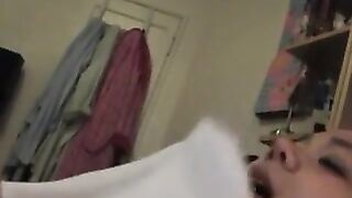 Lesbian BBW foot worship 2