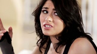 A gorgeous brunette with a beautiful Sexy Lady. 