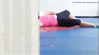 Lesbians caught playing