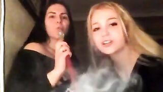Lesbian in webcam