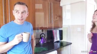 SEXY STEPSISTER AVA TRICKED BROTHER WITH PANTIES TO FUCK