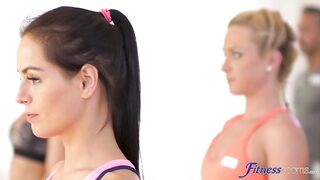 Creampie after yoga class FULL VIDEO - Fitness Rooms