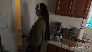 AuntJudysXXX - Naughty Horny Mature Nun Autumn Fucks the Handyman