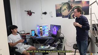 I MAKE AN AGREEMENT WITH MY STEPSON TO FUCK MY WIFE SO HE WON'T RAT ME OUT TO MY TRANSSEXUAL GIRLFRIEND