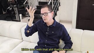 I MAKE AN AGREEMENT WITH MY STEPSON TO FUCK MY WIFE SO HE WON'T RAT ME OUT TO MY TRANSSEXUAL GIRLFRIEND